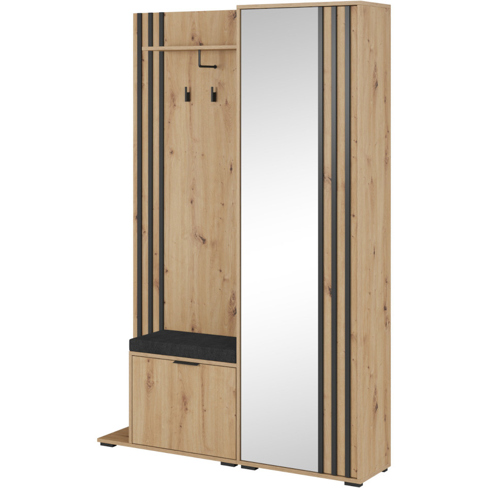 Armario negro artesanal Laila Dab