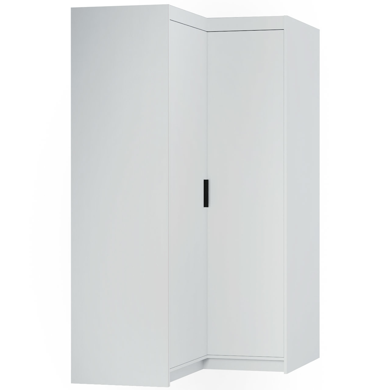 Armario esquinero Lempert 2D blanco