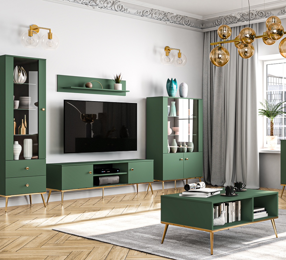 Mueble de salón soler 1 verde
