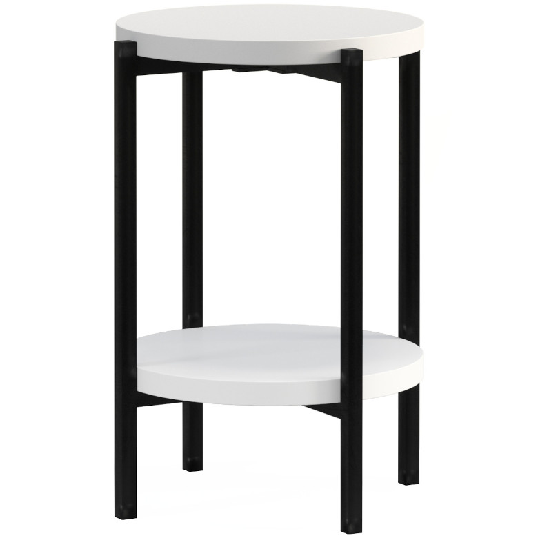 Mesa de centro Epsion D, blanco mate