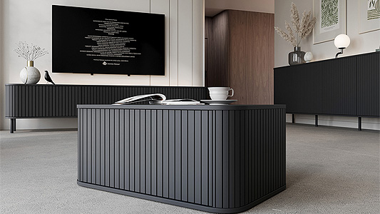 Muebles negros en el salón: ¿cómo evitar el efecto abrumador?