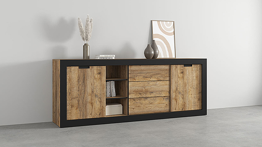 Muebles del sistema TRUDO para el salón