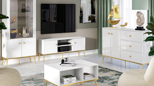 Acentos dorados en interiores: ¿cómo organizar un espacio con un estilo glamoroso?