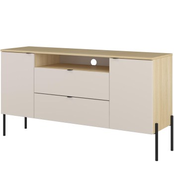 Cómoda DORE 26 roble lindberg / cachemir